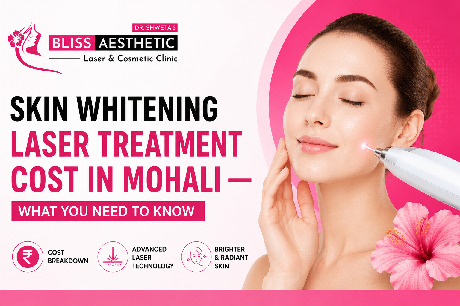 Skin Whitening Laser Treatment Cost in Mohali — What You Need to Know